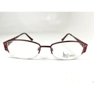 New Roberto Steffani RSS-12 Col.30 Burgundy Eyeglasses 51/17/135